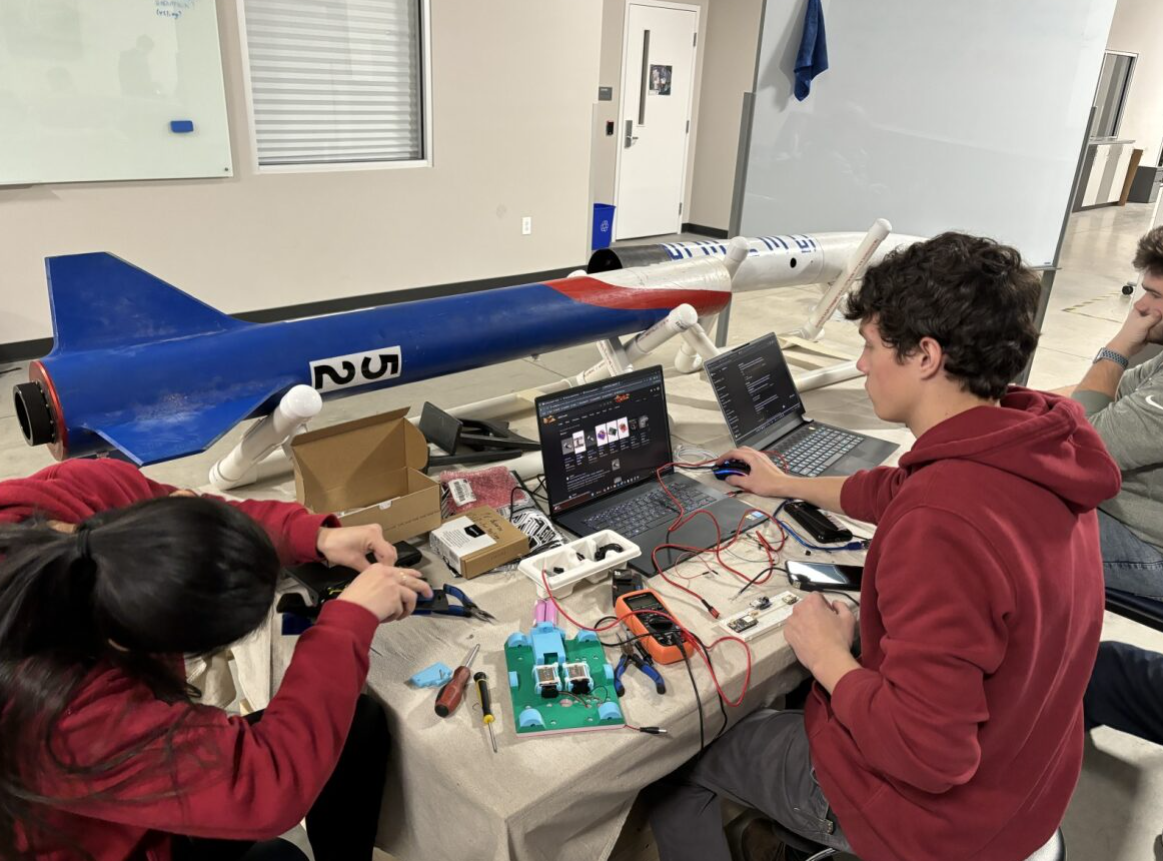 Liberty Rocketry team at work
