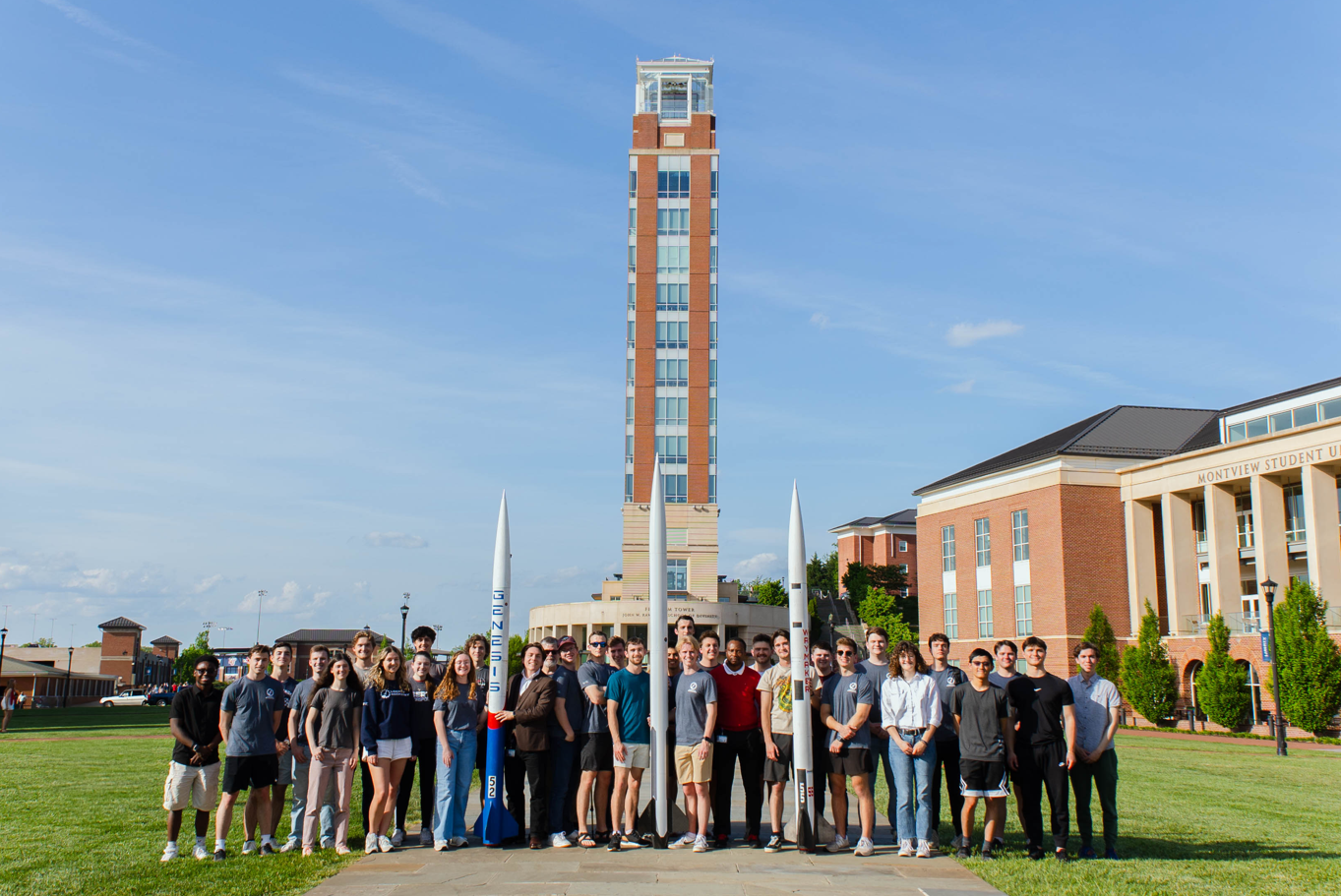Liberty University Rocketry team photo